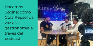 Portada del primer episodio del podcast “Hacemos Cocina” protagonizado por el Grupo Cañitas Maite.