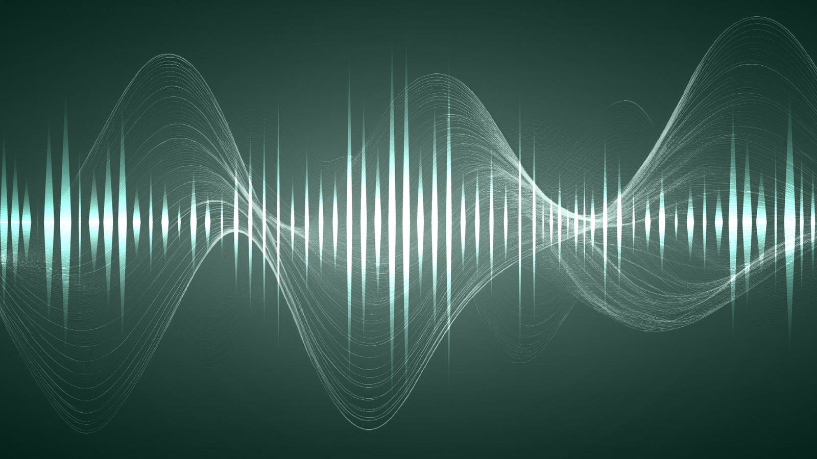 Representación abstracta de publicidad en podcast y audio digital para marcas